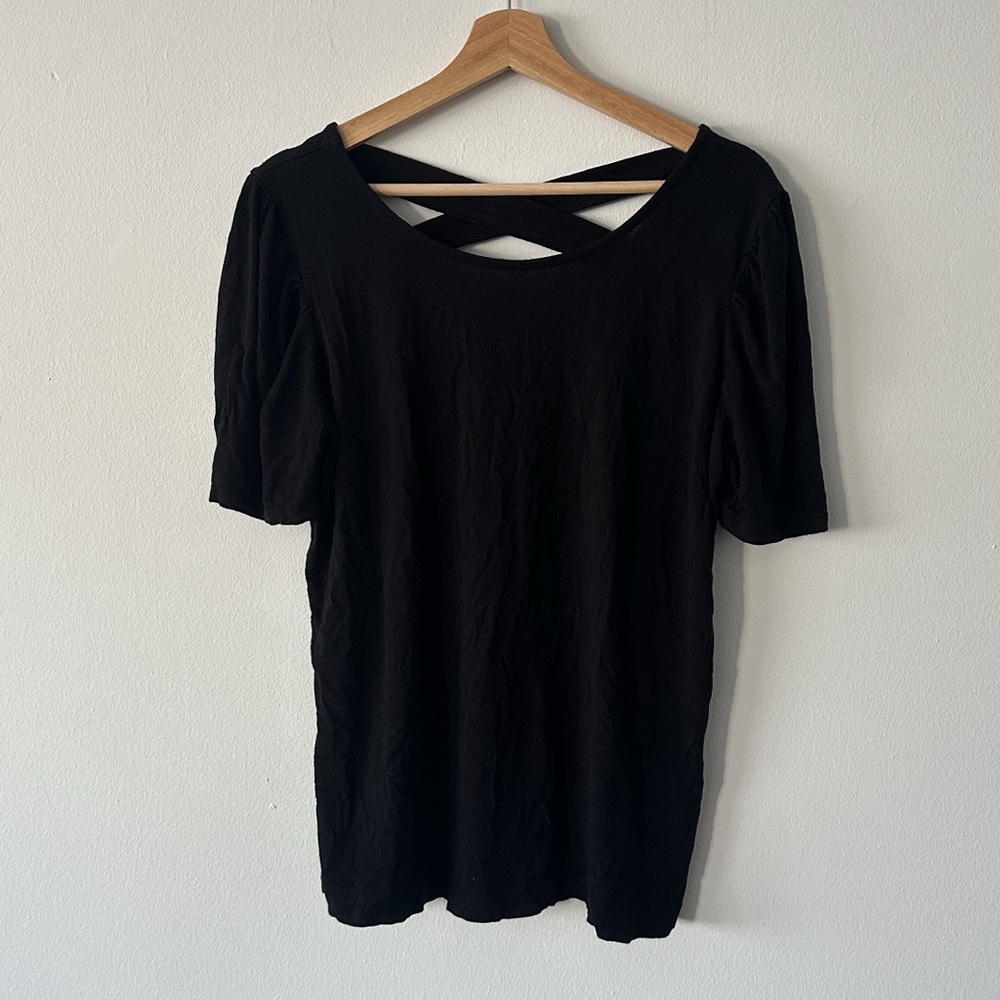Black Stretchy T-Shirt Brand Tag Removed Size XL